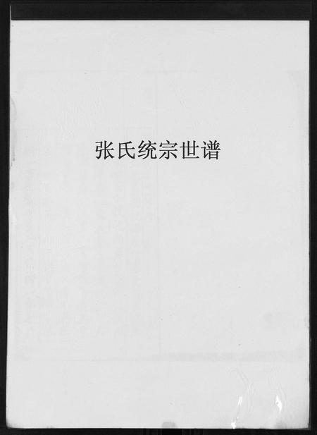 安徽张氏族谱-张氏统宗世谱.pdf电子版插图