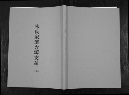 安徽朱氏族谱-朱氏家谱含源支系.pdf电子版插图