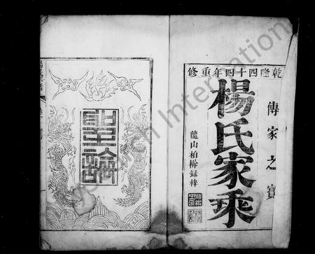 安徽杨氏族谱-弘农杨氏家乘 [4卷].pdf电子版插图