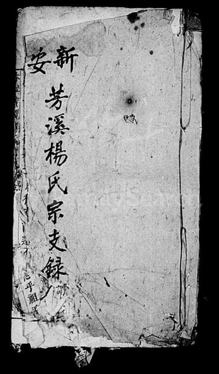 安徽杨氏族谱-新安芳溪杨氏宗支录(休宁芳溪杨氏宗支录).pdf电子版插图