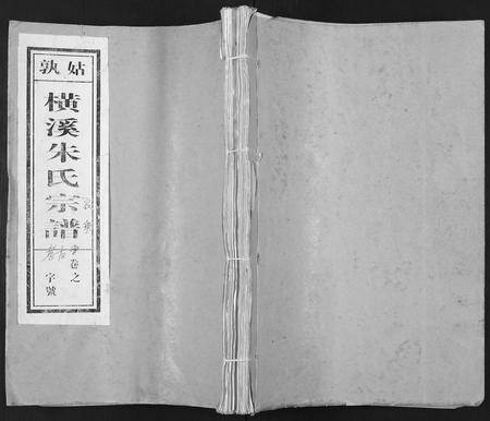 安徽朱氏族谱-姑孰横溪朱氏宗谱 [2卷].pdf电子版插图