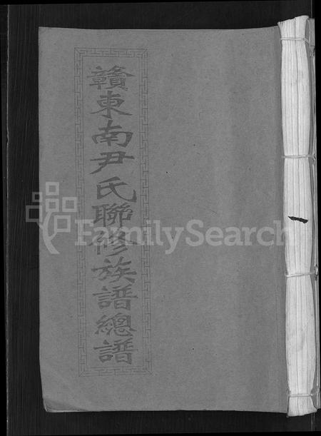江西尹氏族谱-赣东南尹氏联修族谱 [不分卷].pdf电子版插图