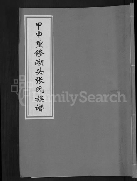 江西张氏族谱-甲申湖头张氏族谱 [15卷].pdf电子版插图