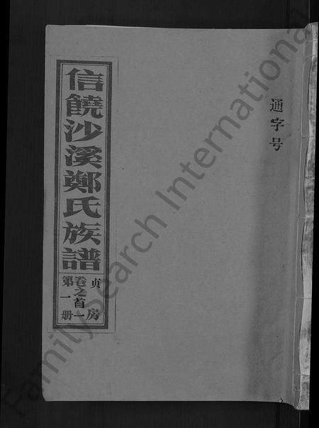江西郑氏族谱-信饶沙溪郑氏贞房支谱.pdf电子版插图