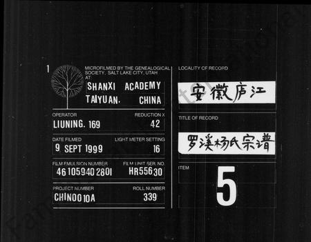 安徽杨氏族谱-杨氏宗谱 [8卷首2卷末1卷].pdf电子版插图