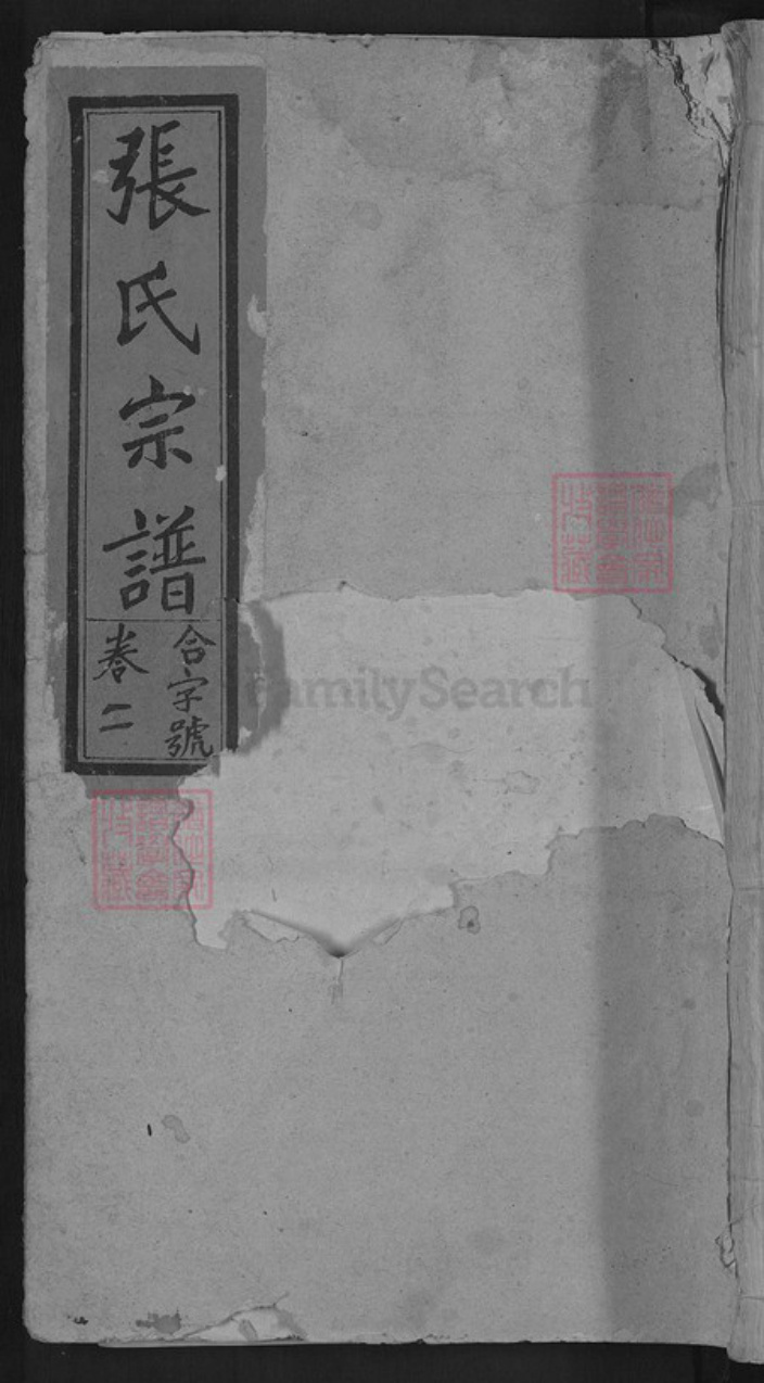 河北省邢台清河县张氏族谱-清河张氏宗谱.pdf电子版