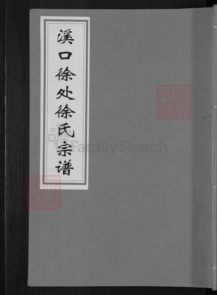 浙江省金华市武义县武义徐氏族谱-溪口徐处徐氏宗谱.pdf电子版