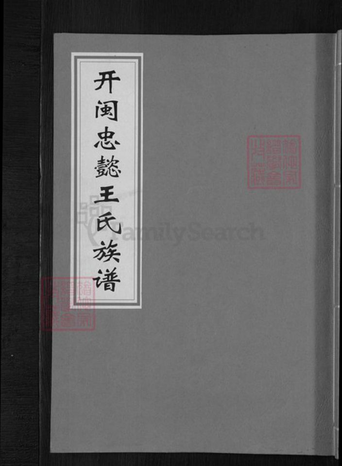 福建省王氏族谱-开闽忠懿王氏族谱.pdf电子版