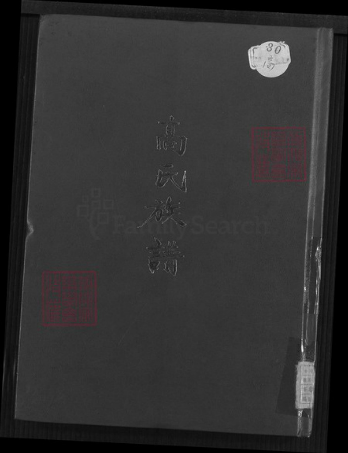 福建省泉州市安溪县大坪乡高氏族谱-高氏族谱.pdf电子版