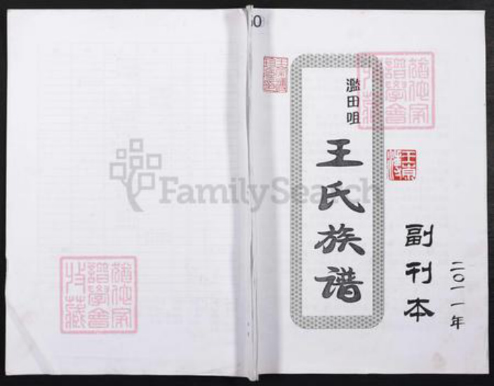 重庆市綦江区王氏族谱-滥田嘴王氏族谱副刊本.pdf电子版