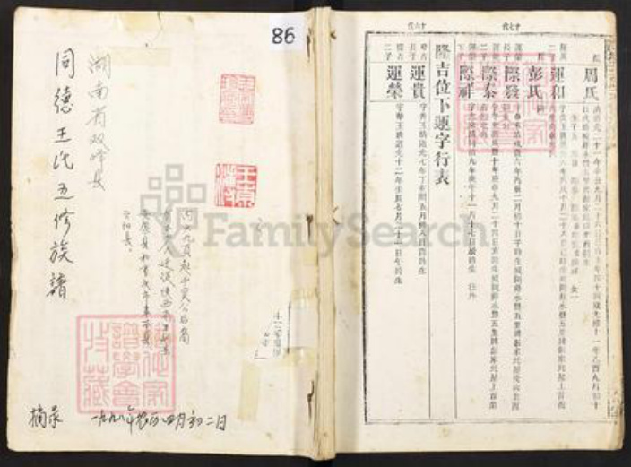 湖南省娄底市双峰县王氏敦伦堂族谱-同德王氏五修族谱.pdf电子版