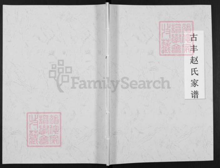 江苏省徐州市丰县江苏省徐州市丰县欢口镇赵；赵氏琴鹤堂族谱-古丰赵氏家谱.pdf电子版