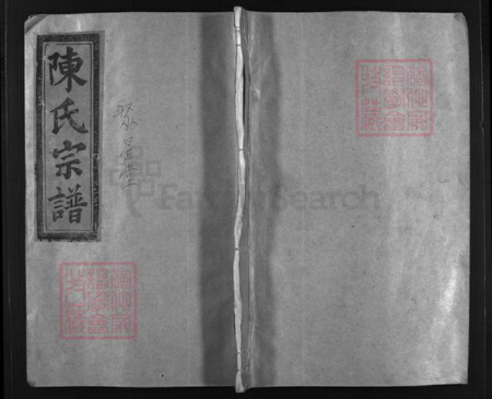 浙江省陈氏族谱-颍川郡陈氏宗谱 [不分卷].pdf电子版