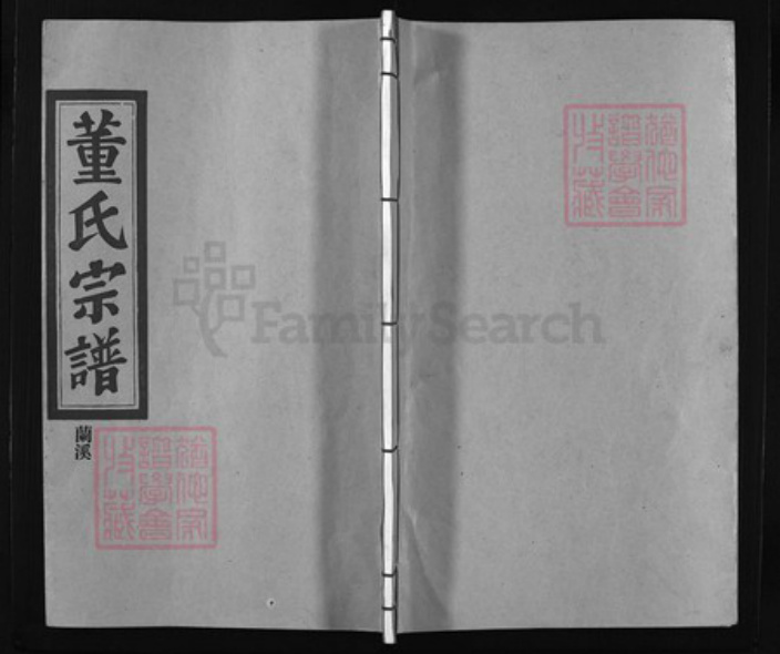 浙江省董氏族谱-陇西郡董氏宗谱 [不分卷].pdf电子版