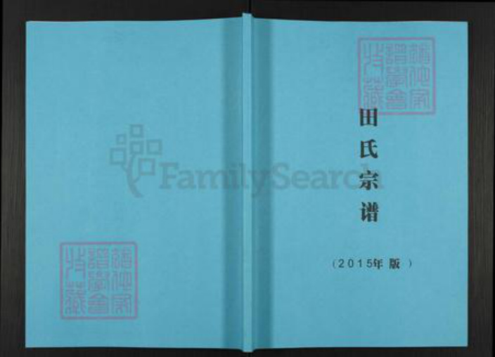 广东省梅州市梅江区长沙镇田氏雁门堂族谱-田氏宗谱.pdf电子版