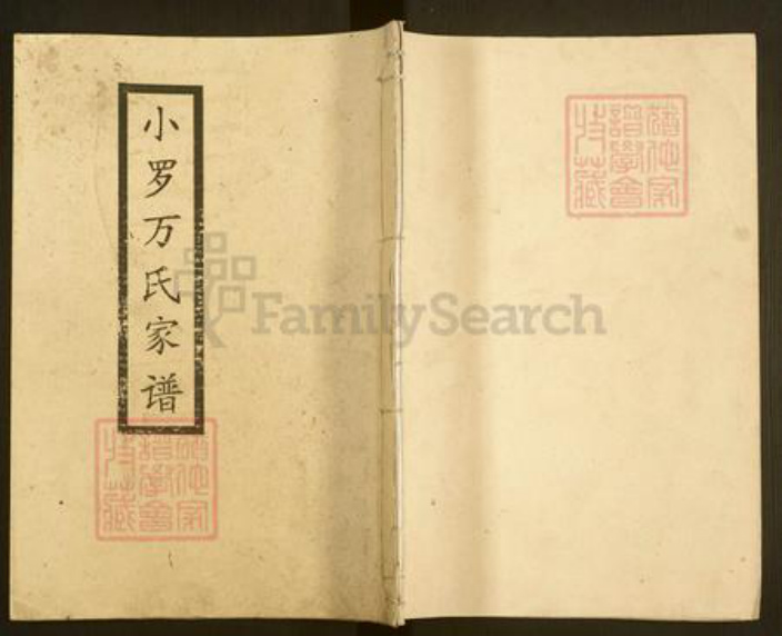 湖南省湘潭市湘乡市棋梓镇万氏孝里堂族谱-万氏希春房谱.pdf电子版