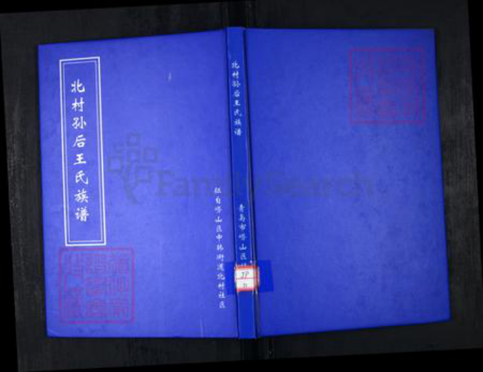 山东省青岛市崂山区王氏族谱-北村孙后王氏族谱.pdf电子版