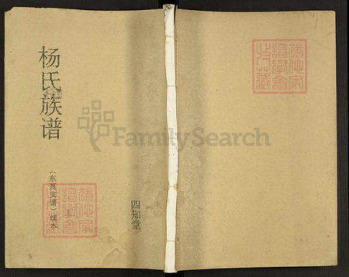 江苏省盐城市建湖县沿河镇江苏省盐城市建湖县沿河镇杨；杨氏四知堂族谱-杨氏族谱.东夏支谱.pdf电子版