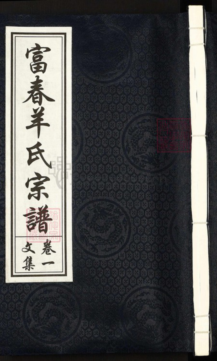 浙江省杭州市富阳大源镇镇羊氏积善堂族谱-富春羊氏宗谱.pdf电子版