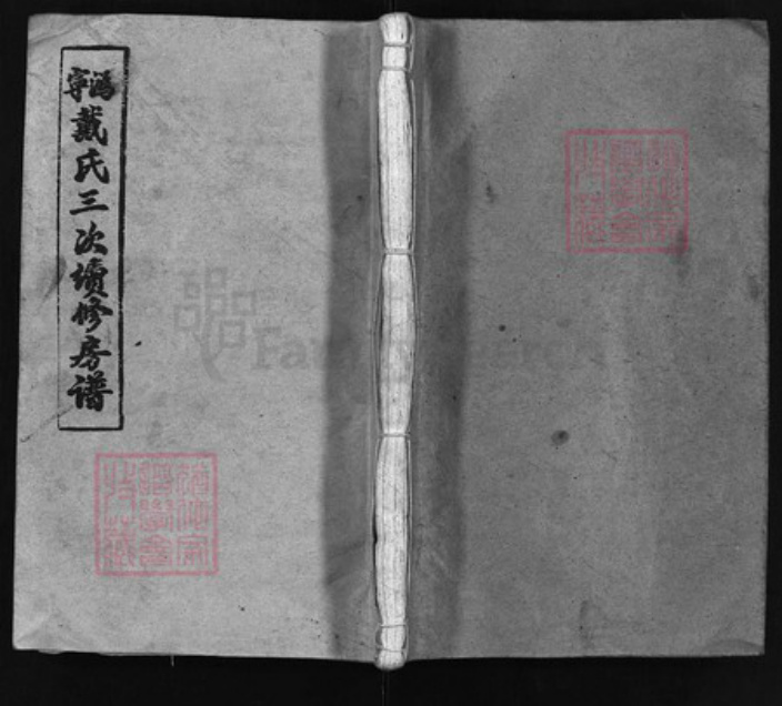 湖北省黄冈市红安县戴氏族谱-沩宁戴氏三修房谱 [1卷].pdf电子版