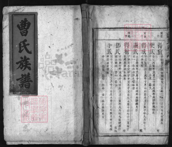 湖南省郴州市郴县曹氏族谱-曹氏族谱[残卷].pdf电子版