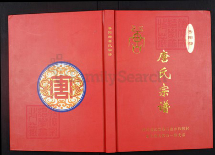 四川省广安市武胜县唐氏族谱-晋阳郡唐氏宗谱.pdf电子版