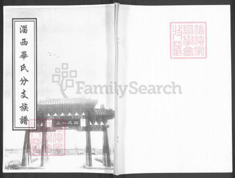 山东省淄博市周村区毕氏族谱-淄西毕氏分支族谱.pdf电子版