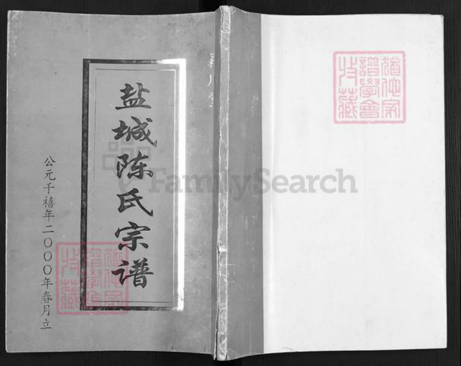 江苏省盐城市建湖县陈氏颖川堂族谱-盐城陈氏宗谱.pdf电子版