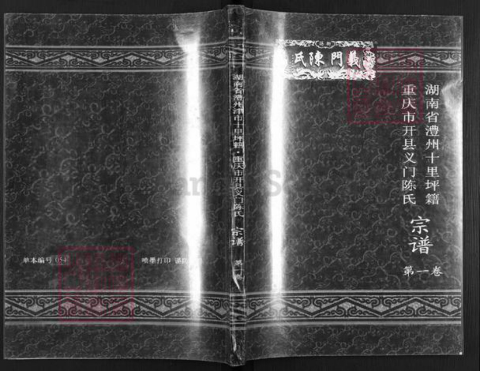 重庆市永川区临江镇陈氏族谱-陈氏宗谱.pdf电子版