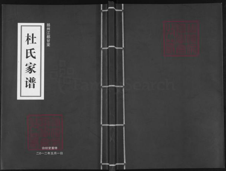 江苏省扬州市江都区邵伯镇杜氏治经堂族谱-杜氏家谱.pdf电子版
