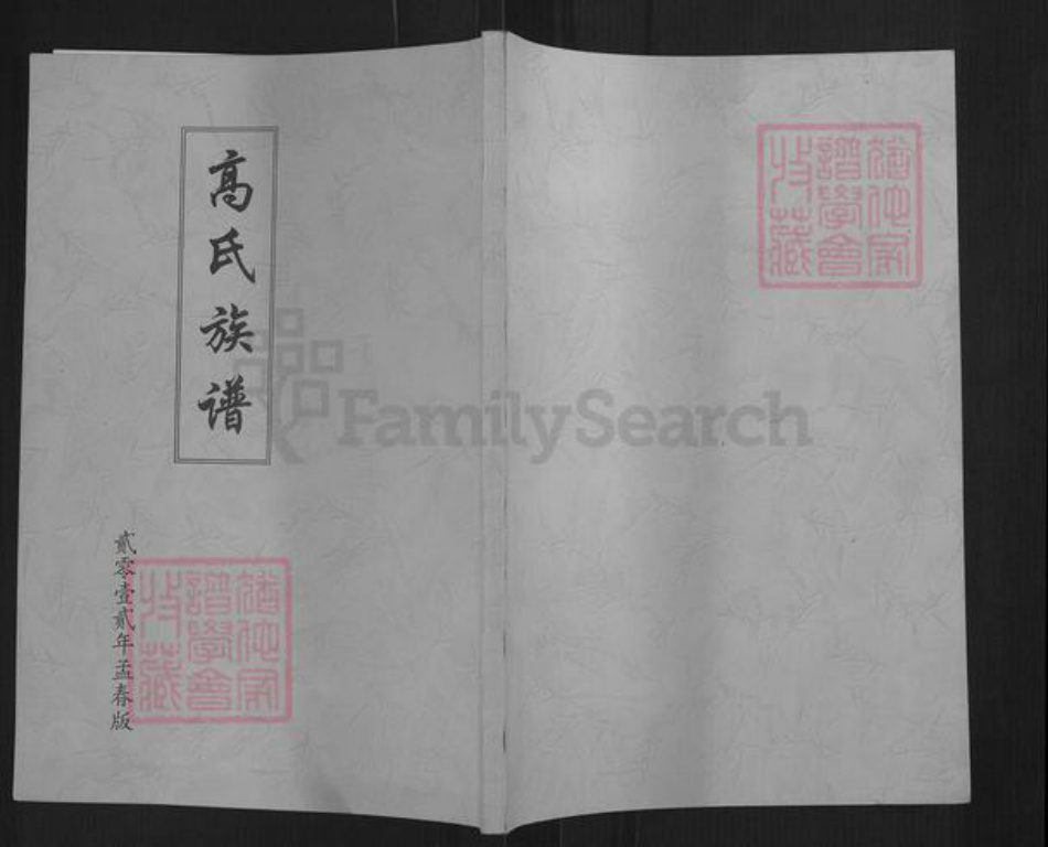 山西省忻州市代县枣林镇高氏族谱-高氏族谱.pdf电子版