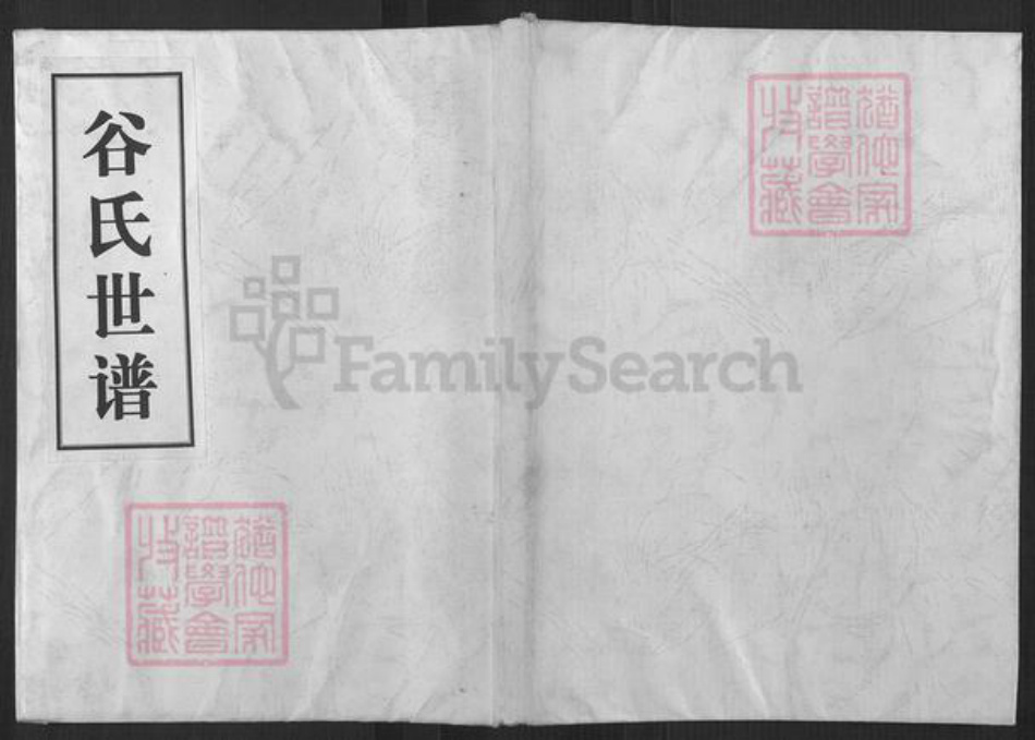 山东省淄博市桓台县唐山镇谷氏族谱-谷氏世谱.pdf电子版