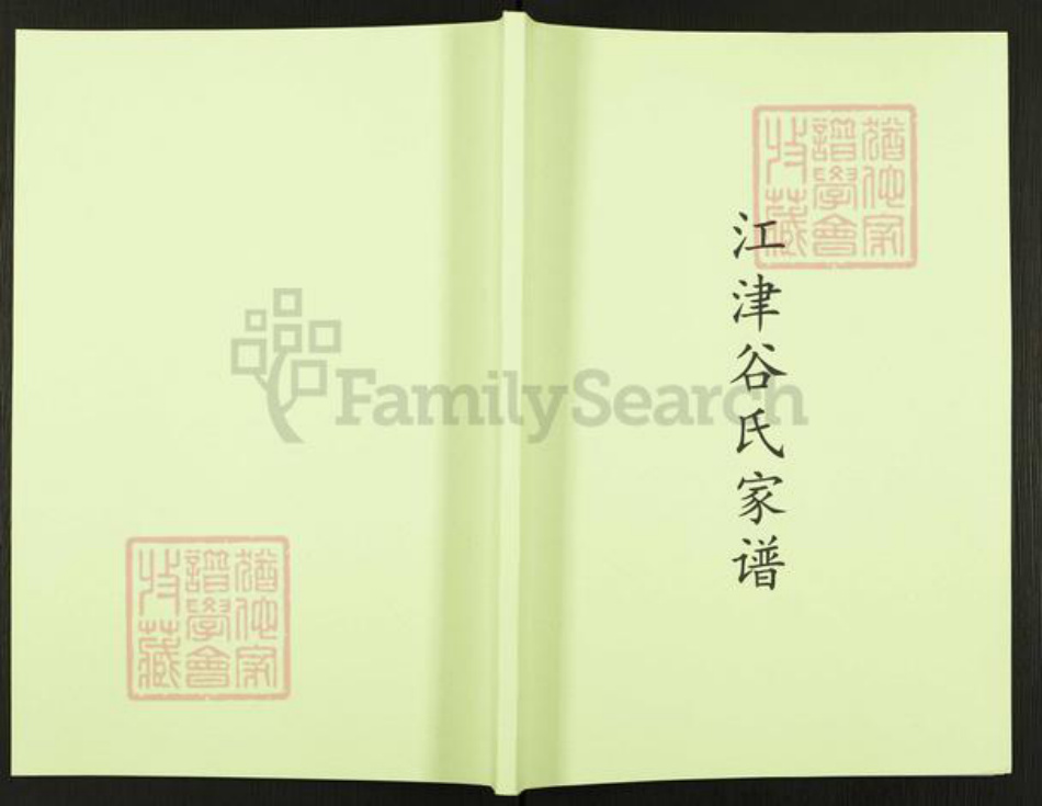 重庆市江津区蔡家镇谷氏九经堂族谱-江津谷氏家谱.pdf电子版