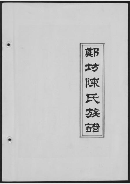 福建陈氏族谱-郑坊陈氏族谱.pdf电子版