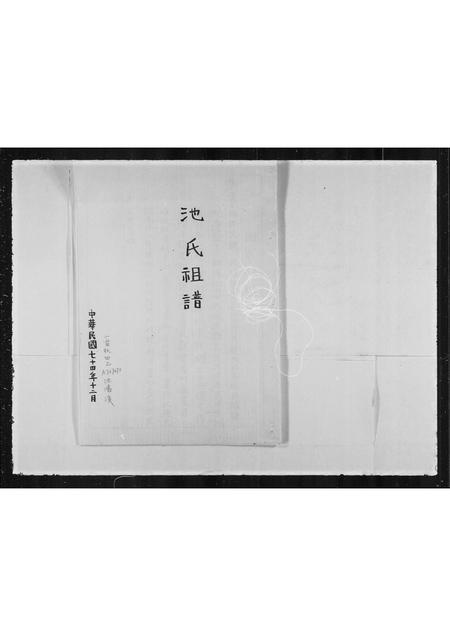 福建池氏族谱-池氏祖谱.pdf电子版