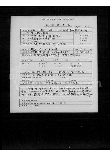 福建戴氏族谱-戴氏杏公支系族谱.pdf电子版插图 福建戴氏族谱-戴氏杏公支系族谱.pdf电子版插图