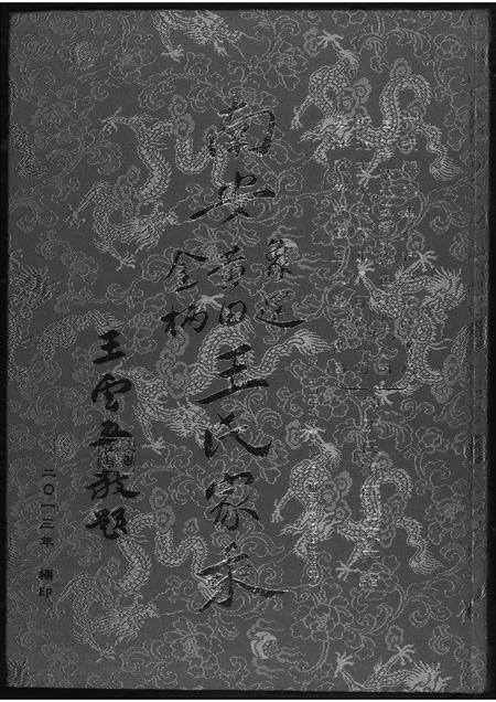 福建王氏族谱-南安王氏家乘.pdf电子版