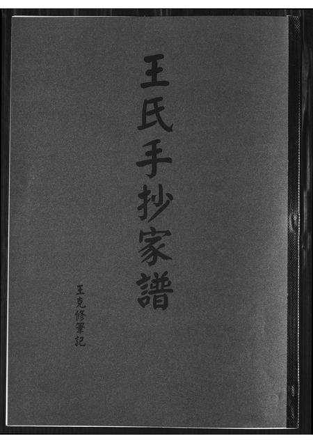 福建王氏族谱-王氏手抄家谱.pdf电子版插图