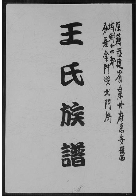 福建王氏族谱-王氏族谱.pdf电子版插图