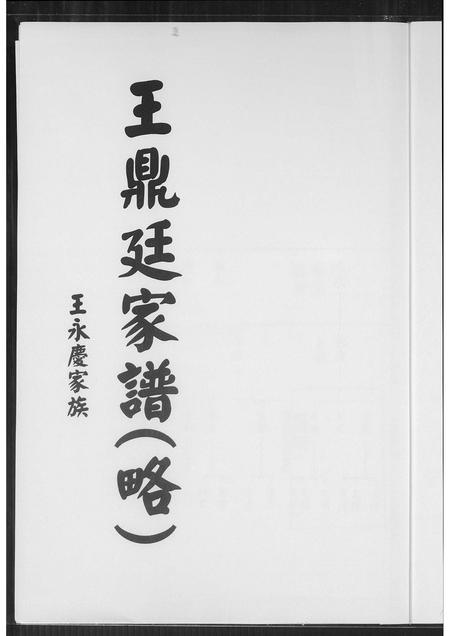 福建王氏族谱-王鼎廷家谱.pdf电子版插图1