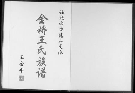 福建王氏族谱-金侨王氏族谱.pdf电子版插图1
