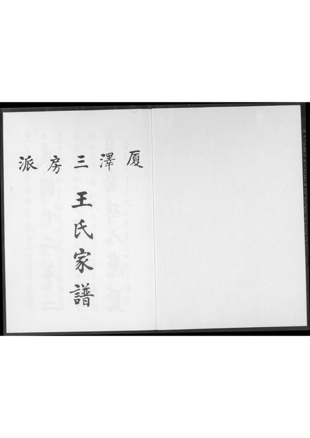 福建王氏族谱-霞泽三房志美公派下王氏族谱.pdf电子版插图1