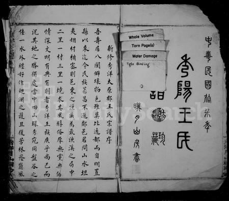 福建王氏族谱-秀洋王氏宗谱.pdf电子版插图1 福建王氏族谱-秀洋王氏宗谱.pdf电子版插图1