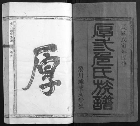 福建危氏族谱-厚三危氏族谱[9卷首末各1卷].pdf电子版插图1