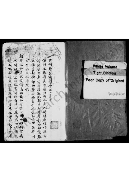 福建张氏族谱-洪州张氏族谱.pdf电子版插图1 福建张氏族谱-洪州张氏族谱.pdf电子版插图1