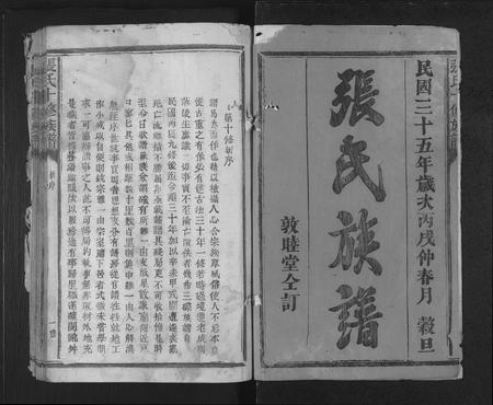 福建张氏族谱-张氏十修族谱 [不分卷].pdf电子版插图1