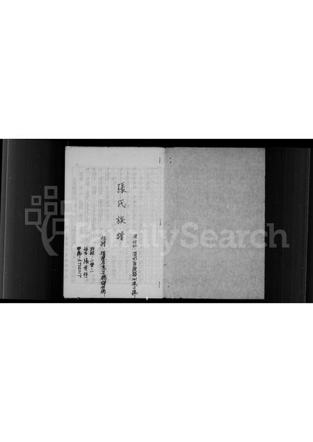 福建张氏族谱-张氏族谱.pdf电子版插图1