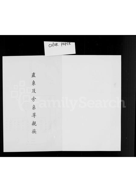 福建周氏族谱-[周氏]亲族谱.pdf电子版插图1