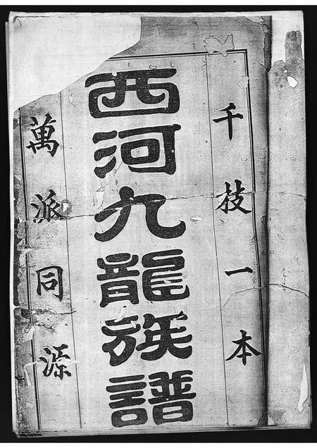 福建林氏族谱-(林氏)西河九龙族谱 [不分卷].pdf电子版插图1