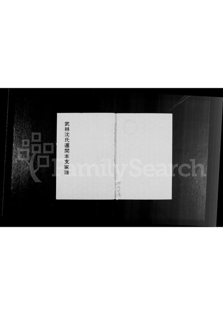 福建沈氏族谱-武林沈氏迁闽本支家谱.pdf电子版插图1